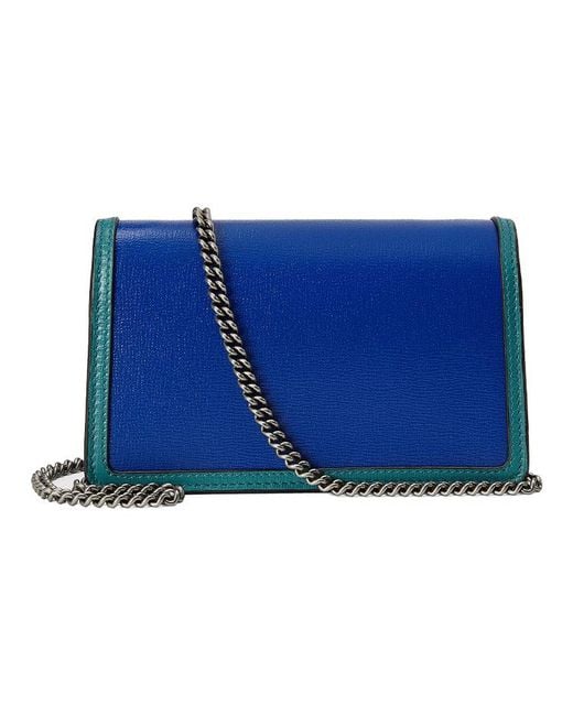 Gucci Blue Dionysus Single-Shoulder Bag Super Mini
