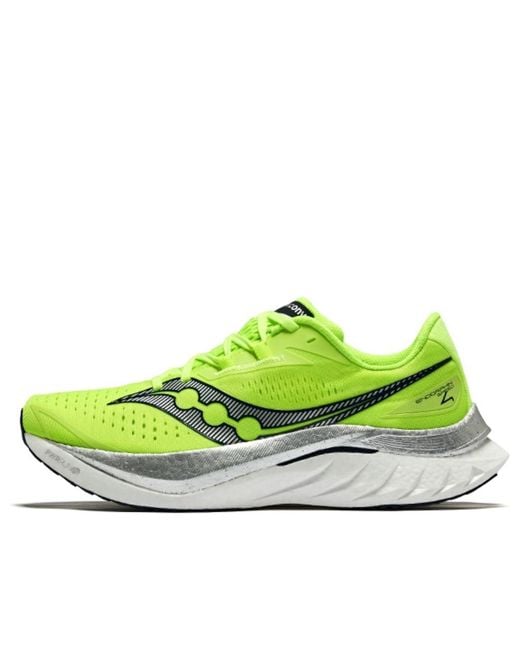 Saucony Green Endorphin Speed 4 'Citron' for men