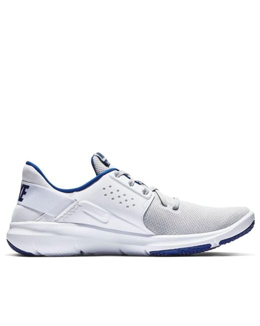 Nike White Flex Control 3 'Wolf Deep Royal' for men
