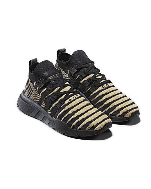 Adidas Black Dragon Ball Z X Eqt Support Mid Adv Primeknit 'Super Shenron' for men