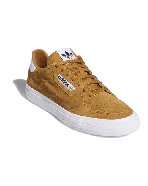 Adidas Brown Continental Vulc for men