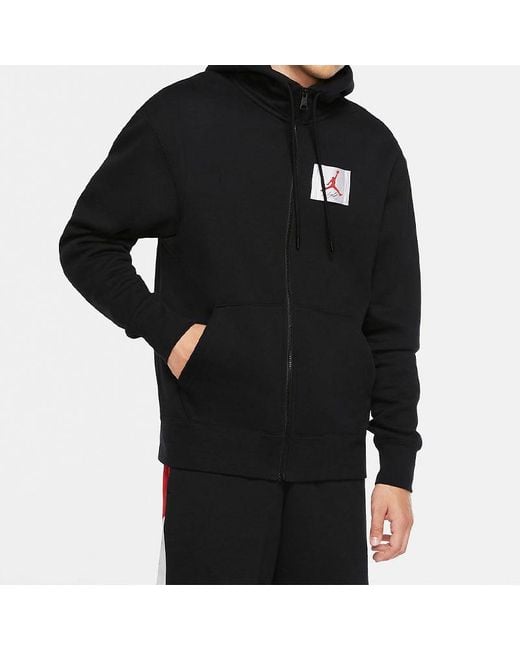 Nike Blue Flight Fleece Cardigan Hooded Casual Sports Jacket for men