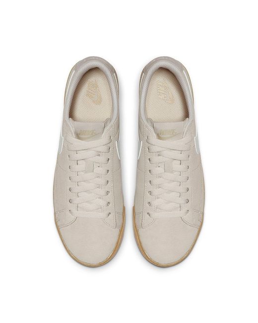 Nike White (Wmns) Blazer Low Sd Suede