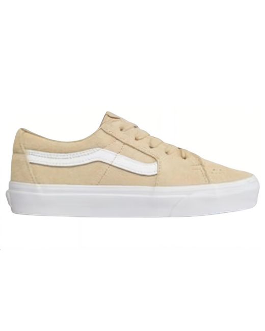 Vans White Sk8-Low Cozy Suede 'Gravel' for men
