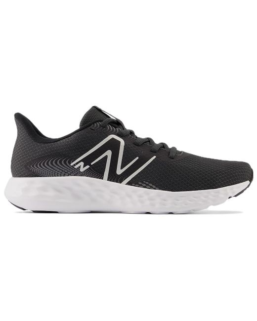 New Balance 's Wide Fit M411lb3 Walking And Running Trainers - Black/white
