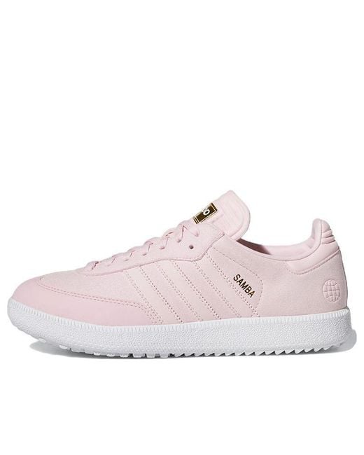 Adidas Pink Samba Spikeless Golf Se 'Clear' for men