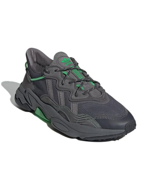 Adidas Blue Originals Ozweego Casual Shoes 'Charcoal' for men