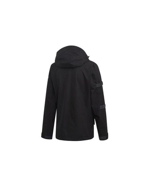 Adidas Black X Undefeated Crossover Gore-Tex Material Hooded Jacket Windbreaker for men