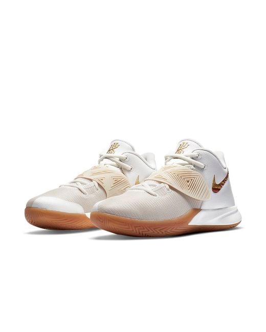 Nike White Kyrie Flytrap 3 Ep Metallic' for men