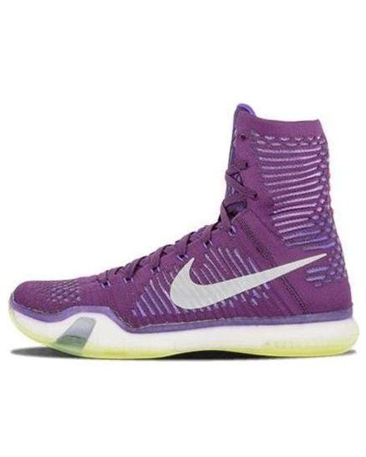 Nike Purple Kobe 10 Elite "Team Pack for men