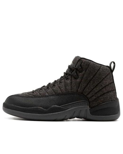 Nike Black 12 Retro 'Wool' for men