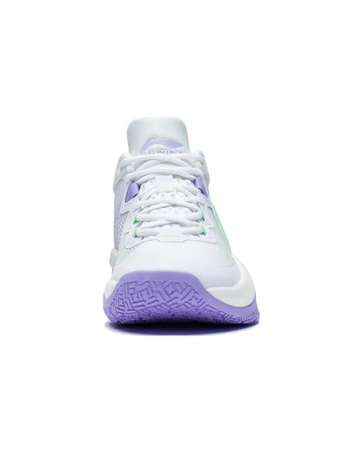 Li-ning White Superlight Speed 1 'Standard Pinkgreen' for men