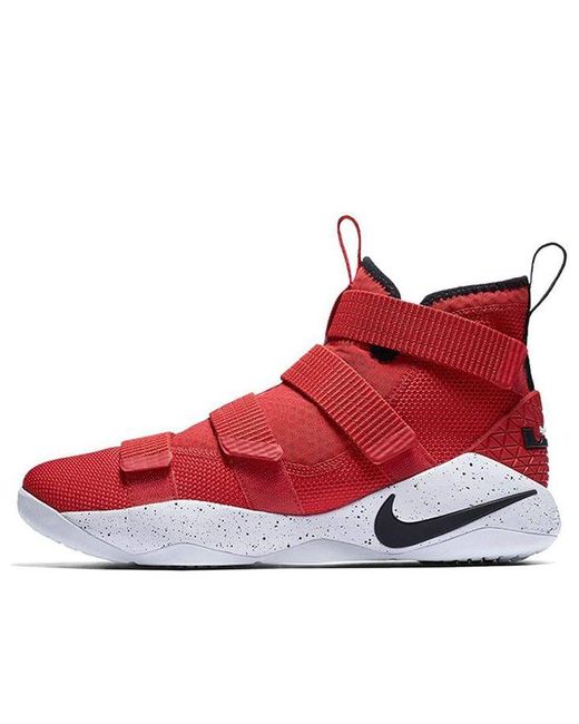 Nike Lebron Zoom Soldier 11 Red/white for Men | Lyst