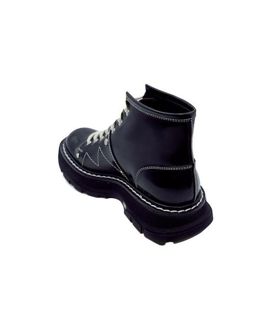 McQueen Black (Wmns) Tread Slick Boot