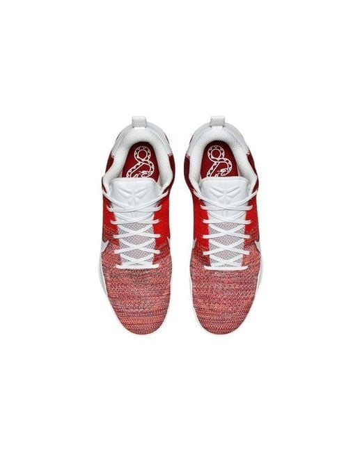 Nike Red Kobe 11 Elite Low 4Kb Horse' for men