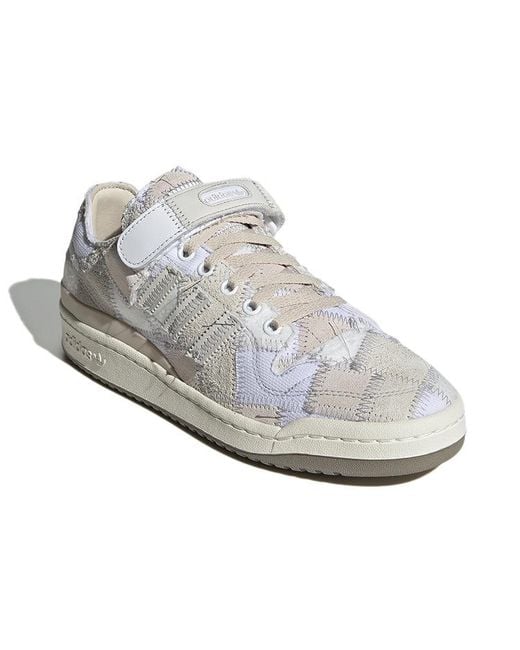 Adidas White X Atmos Forum Low 'Patchwork' for men