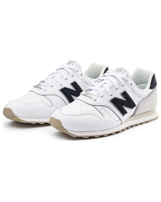 New Balance White Nb 373 for men
