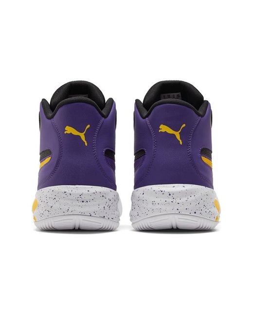 PUMA Blue Triple Mid Splatter 'Prism Spectra' for men