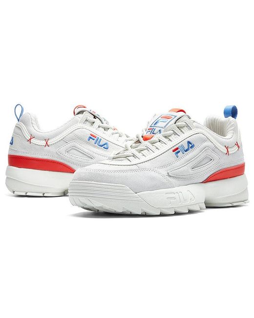 Fila White (Wmns) Fila Disruptor 2 Low-Cut Old Shoes