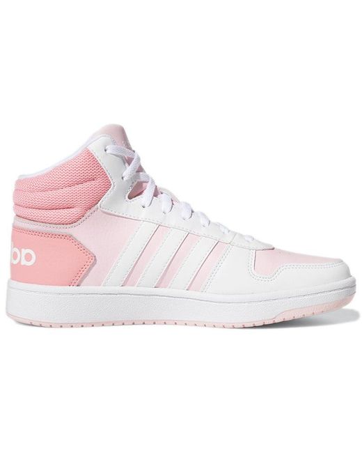 Adidas White (Wmns) Hoops 2.0 Mid