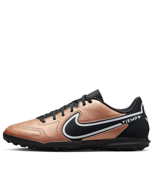 Nike Black Tiempo Legend 9 Club Tf 'Metallic Copper' for men