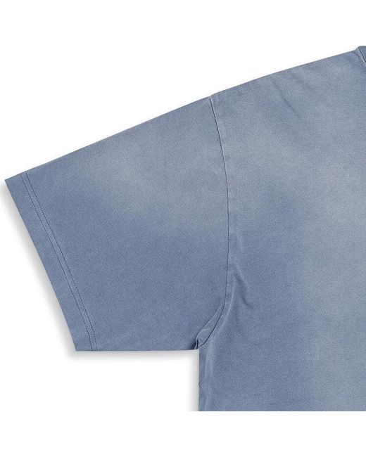 Balenciaga Blue Back T-Shirt Medium Fit
