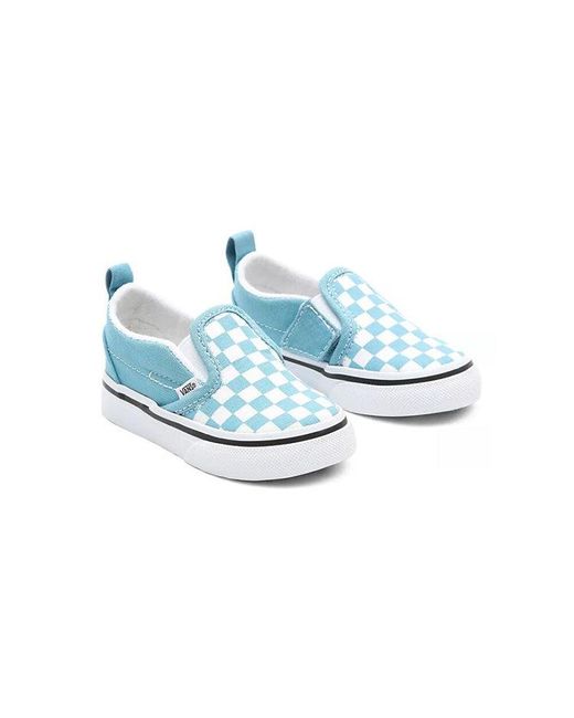 Vans Blue Slip-On K Shoes for men