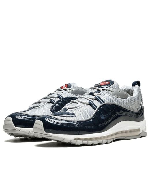 Nike Blue X Supreme Air Max 98 'Obsidian' for men