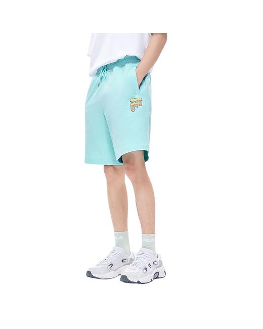 Fila Blue Logo Print Shorts 'Sky'