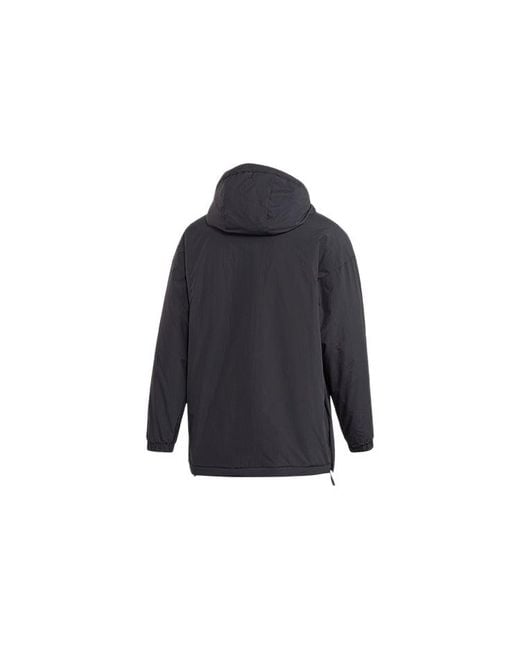 Adidas Blue Casual Sports Warm Hooded Padded Jacket for men