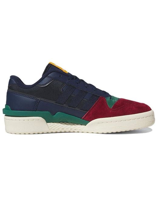 Adidas Blue Forum Exhibit Low 2.0 'Collegiate Burgundy' for men