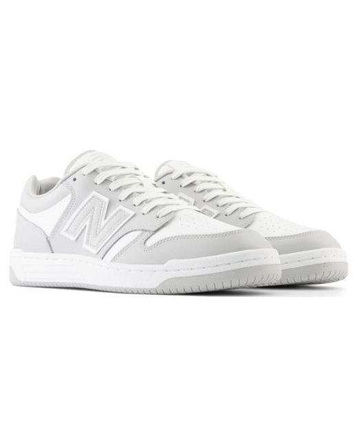 New Balance White 480 Lifestyle Shoes for men