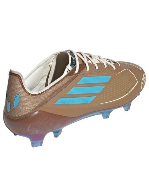 Adidas Brown X Bad Bunny X Lionel Messi F50 Elite Fg 'Cardboard Cream' for men