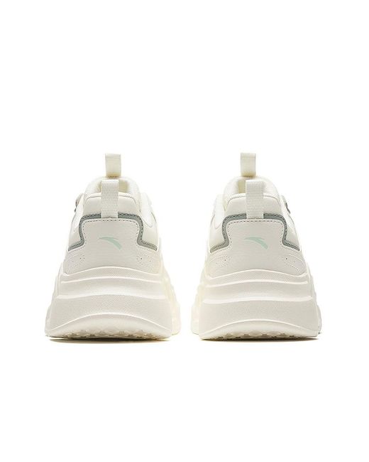 Anta White (Wmns) Platform Leather