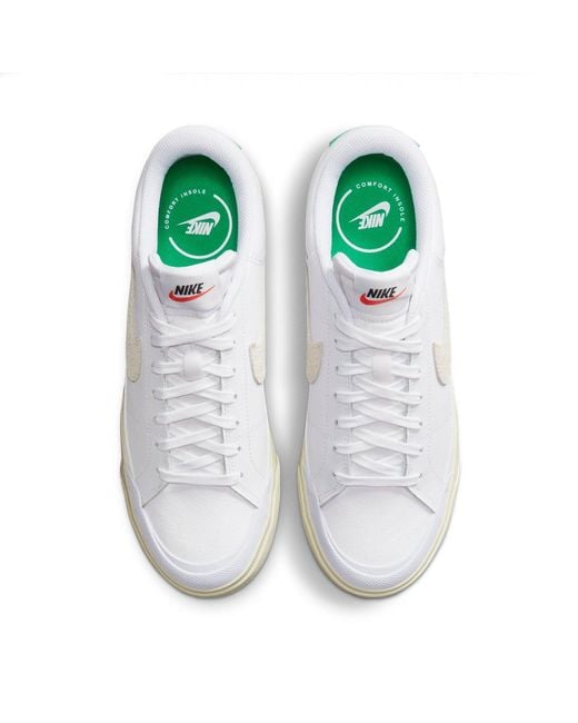 Nike White (Wmns) Court Legacy Lift Stadium'