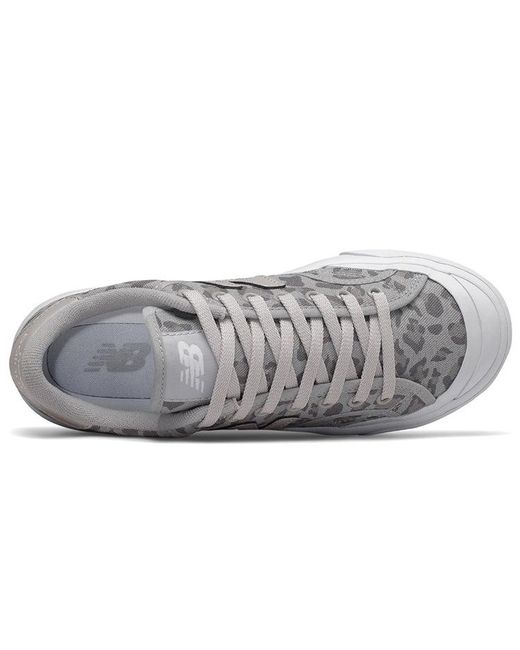 New Balance Gray Pro Court Retro Low Tops Casual Skateboarding Shoes for men
