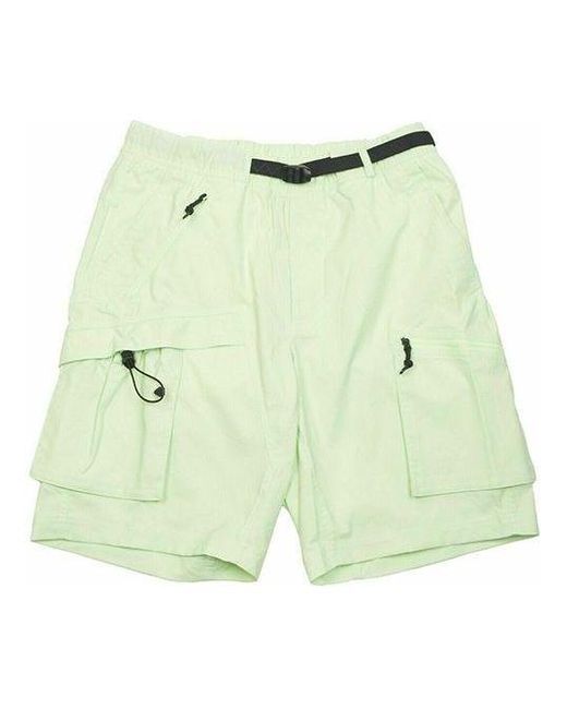 Nike Green Acg Cargo Functional Sports Shorts Fluorescent for men