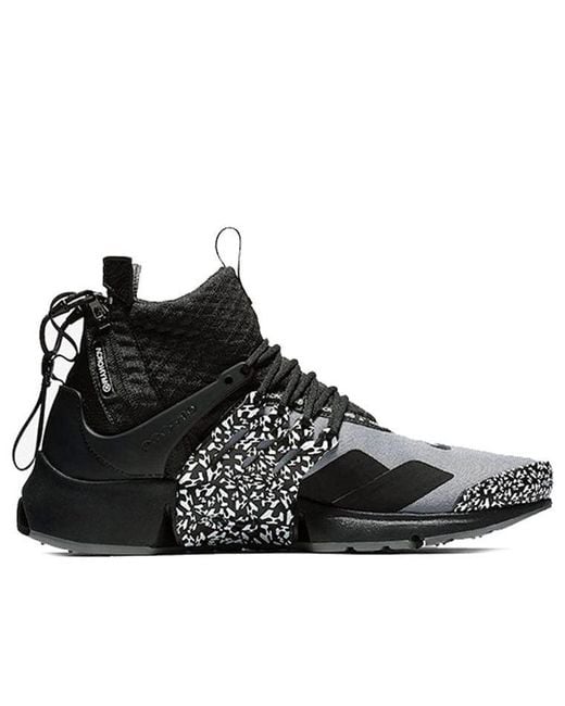 Nike Black Air Presto Mid /Acronym "Acronym for men
