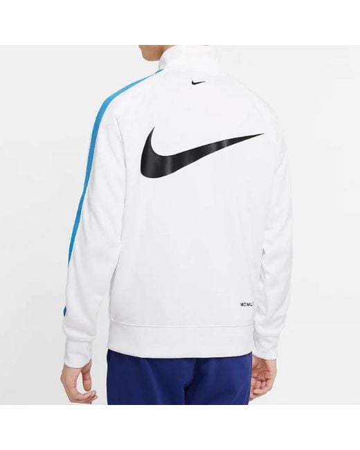 Nike Blue Sportswear Swoosh Retro Sports Jacket for men