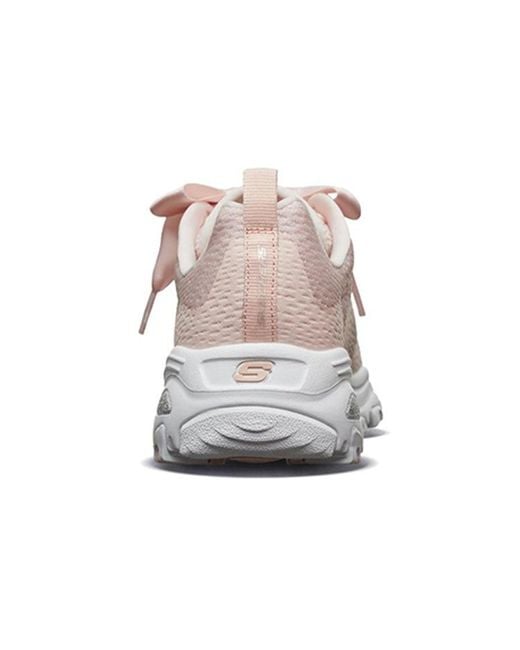 Skechers Pink (Wmns) D'Lites 1.0 Sports Shoes