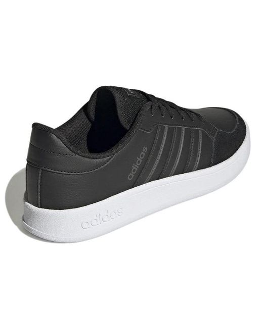 Adidas Black Breaknet Court Lifestyle Shoes 'Core' for men