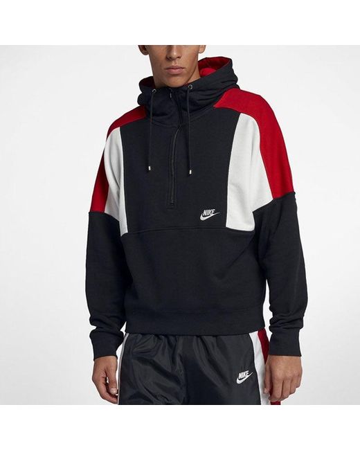 Nike Red Casual Sports Splicing Contrasting Colors Jacket for men