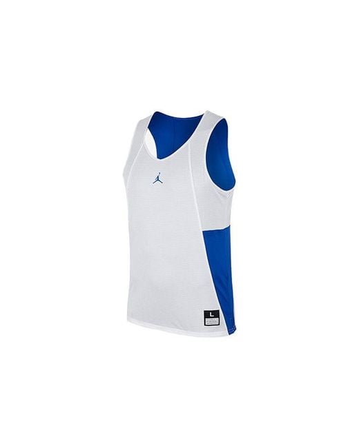 Nike Blue Brand Reversible Colorblock Basketball Jersey/Vest for men