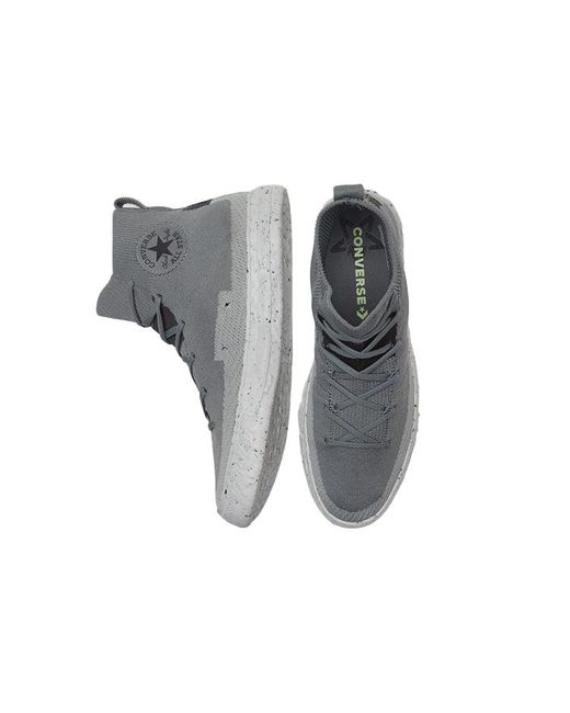 Converse Gray Chuck Taylor All Star Crater Knit High 'Limestone' for men