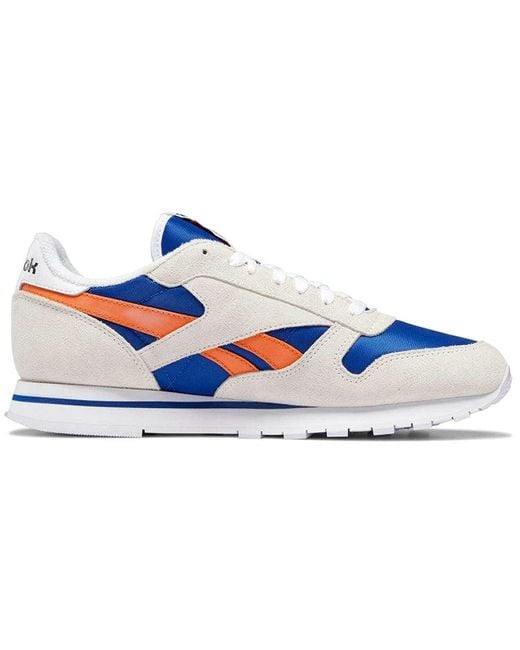 Reebok Blue Bronze 56K X Classic Leather 'New York Knicks' for men