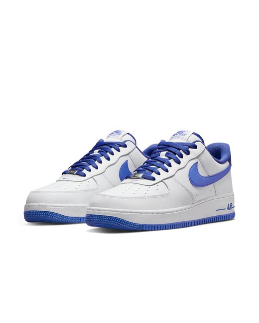 Nike Blue Air Force 1 '07 Medium' for men