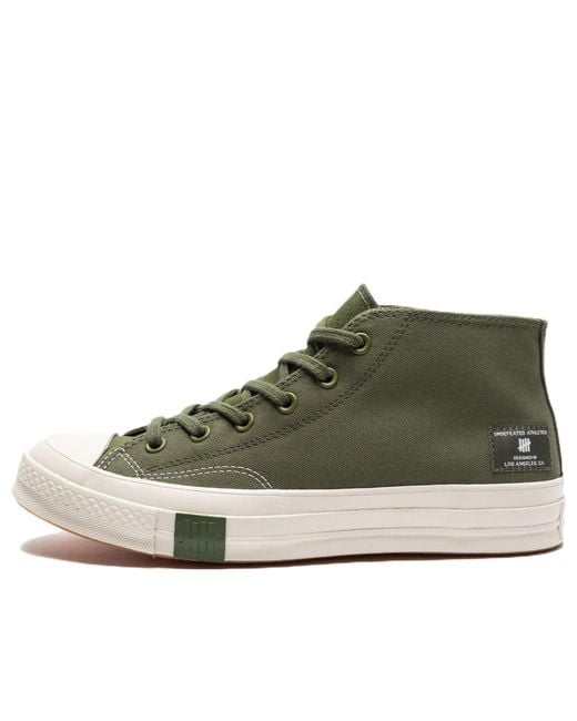 Converse Green Undefeated X Chuck 70 Mid 'Chive Parchment' for men