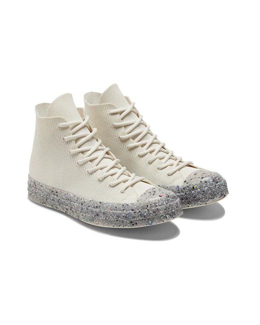 Converse White Renew Chuck 70 Knit High 'Egret' for men
