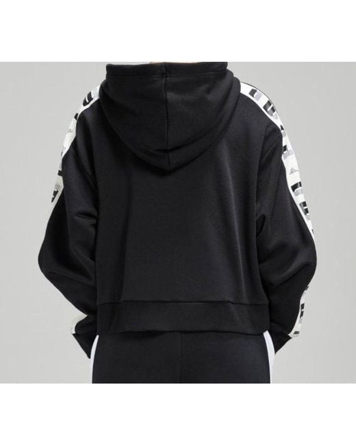 PUMA Black (Wmns) Knit Hooded Zipper Jacket