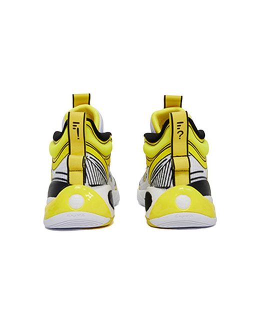 Anta Yellow Klay Thompson Kt7 Basketball Shoes 'Neptune Soup' for men